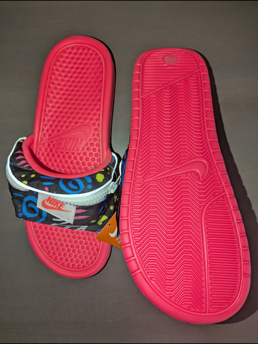 Nike Benassi JDI Print Slide 'Fanny Pack'